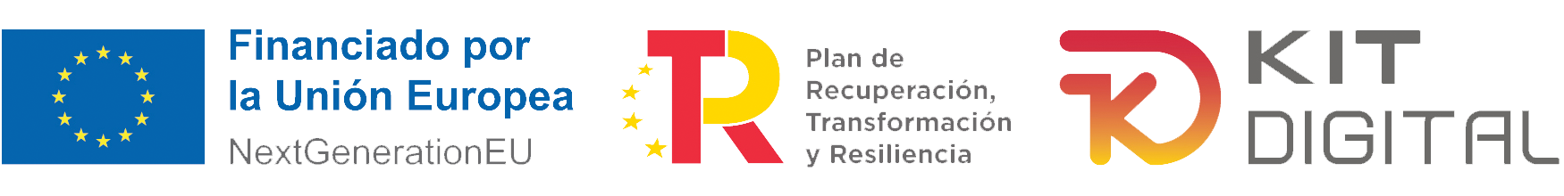 KIT DIGITAL. Plan de Recuperación, Transformación y Resilencia. Financiado por la Unión Europea, NextGenerationEU